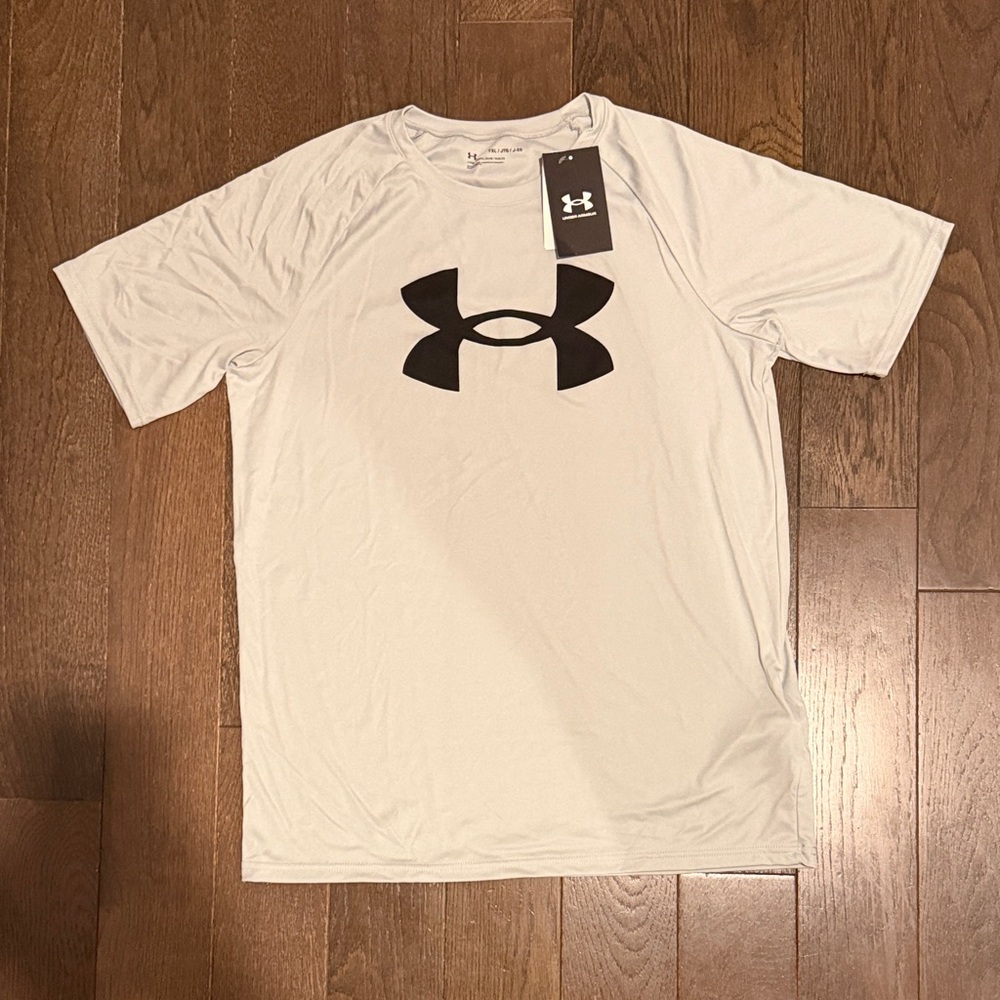 Under Armour Boys Light Gray T-Shirt